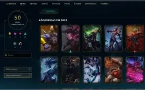 CONTA LOL COMPETITIVA 25 RUNE PAGES  127 CAMPEÕES desde 2013