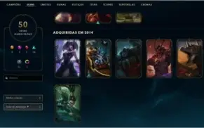 CONTA LOL COMPETITIVA 25 RUNE PAGES  127 CAMPEÕES desde 2013