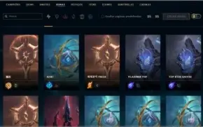 CONTA LOL COMPETITIVA 25 RUNE PAGES  127 CAMPEÕES desde 2013