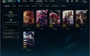 Vendo conta lvl 30 unranked League of legends