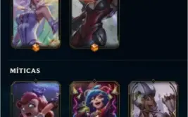 Conta League Of Legends Platina, 103 Skins e 55 frag skin