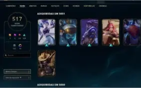 Conta de league of legends & TFT