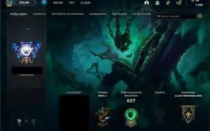 CONTA LOL LVL 354 COM VARIAS SKIN E TODOS CAMPEÕES