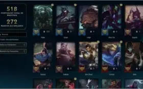 CONTA LEAGUE OF LEGENDS 278 SKINS, GIII (Conta desde 2014)