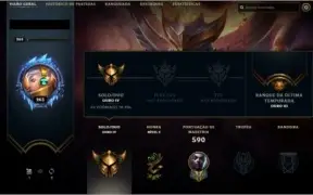 Conta LOL Com 432 SKINS/TODOS CHAMPS/OURO V