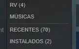 Conta steam 2.3 anos - Level 41 - 120 Jogos