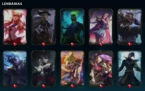 Conta Full Acesso League of Legends + Valorant Top