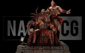 Shao Kahn and Goro Motal Kombat 3D STL