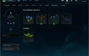 Conta LoL Ouro 4