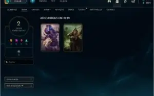 Conta LoL Ouro 4