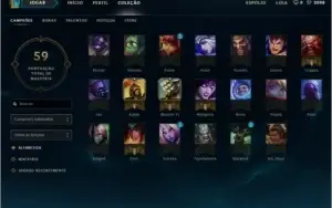 Conta Smurf de League of Legends