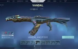Conta valorant (Diversas skins/pacotes) +1000 R$ Gastos