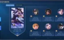 Conta mobile legends 300+ skins