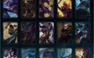 conta de lol 417 skins elo atual plat 4  skin do lucian rara