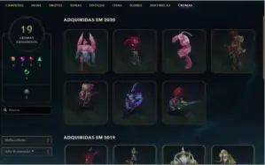 Conta de League Of Legends e Valorant