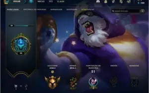 CONTA LOL GOLD 2 PRA VENDER LOGO