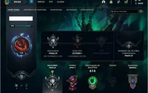 Conta prata 3 com TODOS os champs e 100 skins