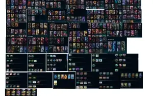 Conta de League of Legends 10 anos, 286 skins, todos champs!