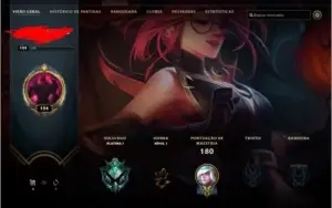 CONTA PLATINA 1 LEAGUE OF LEGENDS