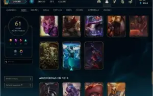 CONTA DE LOL D4