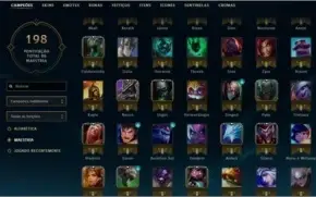 Conta League of Legends nível 74 | prata 3 solo | 2 flex