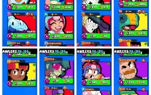 Conta Brawl Stars 30 mil troféus 32k de moedas