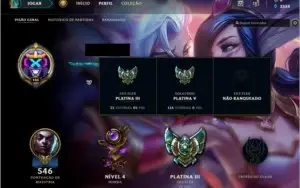 Conta no League of Legends