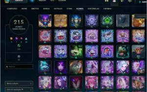 CONTA DIAMANTE 2 // 144 CHAMPIONS// 139 SKINS NV 220