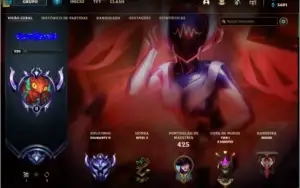 CONTA DIAMANTE 2 // 144 CHAMPIONS// 139 SKINS NV 220