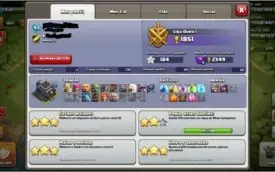 Conta Clash CV9, CV8 Full, Extremamente barato