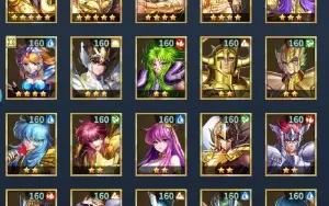 Conta Level 132 Saint Seiya Legends