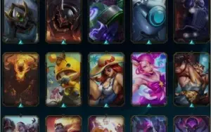 Conta gold 3 ainda md10,71 campeoes e 74 skins, lvl 202
