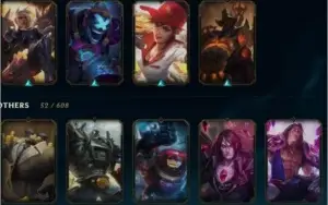 Conta gold 3 ainda md10,71 campeoes e 74 skins, lvl 202