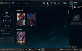 CONTA GOLD LEAGUE OF LEGENDS