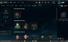 CONTA GOLD LEAGUE OF LEGENDS