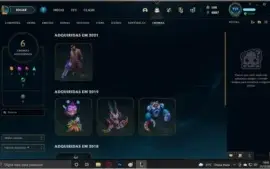CONTA GOLD LEAGUE OF LEGENDS
