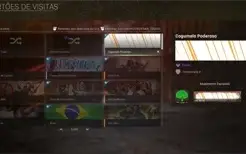 CONTA CALL OF DUTY WARZONE CAMUFLAGEM ATOMICO E DIAMANTE ZB