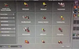 RP 200+ em Kalibra - char love