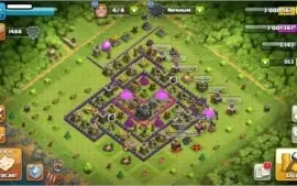 CONTA CLASH OF CLANS CV9