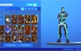 CONTA FORTNITE+MUITAS SKINS DE LOJA, BUNLDES, VIÚVA NEGRA!