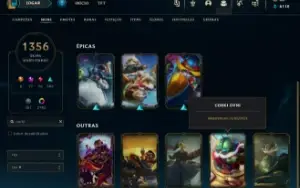 Todas Skins Do Lol.