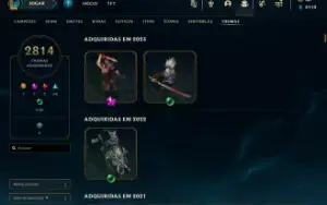 Todas Skins Do Lol.
