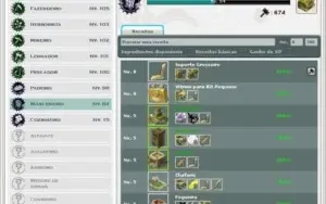 Conta lvl 190 e todas as profissões de colheita lvl 100