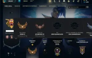 Conta ouro 2 com 66 Champs e 120 Skins