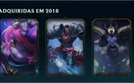 Conta level 50 com skins arcane, 24 skins 37 campeões