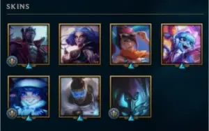 Conta level 50 com skins arcane, 24 skins 37 campeões