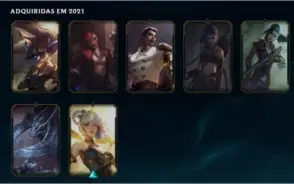 Conta level 50 com skins arcane, 24 skins 37 campeões