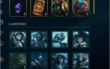 Conta level 50 com skins arcane, 24 skins 37 campeões
