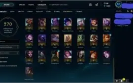 CONTA NVL 78 71 CHAMPS E 21 SKINS POR R$105.99