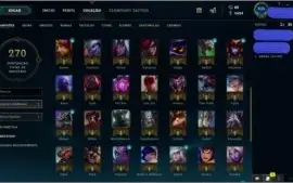 CONTA NVL 78 71 CHAMPS E 21 SKINS POR R$105.99